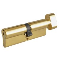 ASEC 6-Pin Euro Key & Turn Cylinder 80mm 40/T40 (35/10/T35) KD PB Visi