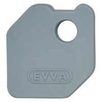 EVVA EPS Coloured Key Caps Grey 0043522531
