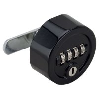RONIS C4S Combination Cam Lock With Key Override Black