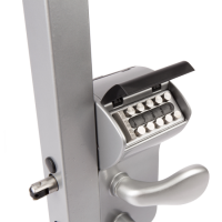LOCINOX Free Vinci Surface Mounted Mechanical Code Gate Lock LFKQ40 X1 Silver