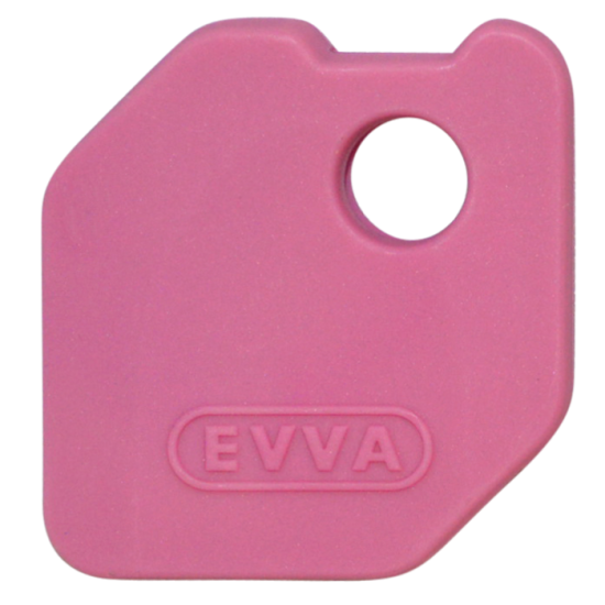EVVA EPS Coloured Key Caps Pink 0043522523 - Click Image to Close
