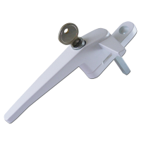 ASEC Cockspur Espag Handle With Spindle White - LH