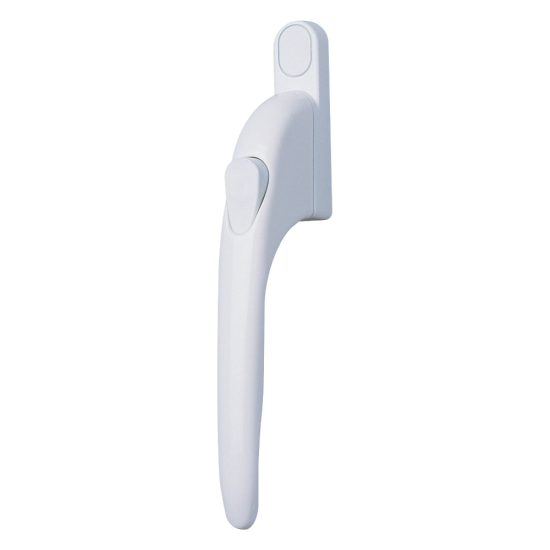 SECURISTYLE Virage In Line Espag Handle 40mm - Non-Locking - White - Click Image to Close