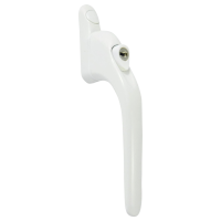ASEC Espag Inline Handle With Spindle White - 40mm Spindle