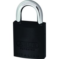 ABUS 83AL Series Colour Coded Aluminium Open Shackle Padlock Without Cylinder 40mm Black 83AL/40 Boxed