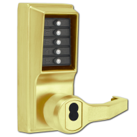 DORMAKABA Simplex L1000 Series L1021B Digital Lock Lever Operated PB RH No Cylinder LR1021B-03