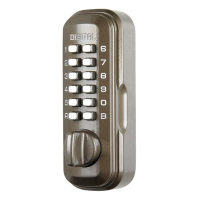 LOCKEY Digital Lock Key Safe Brown Visi
