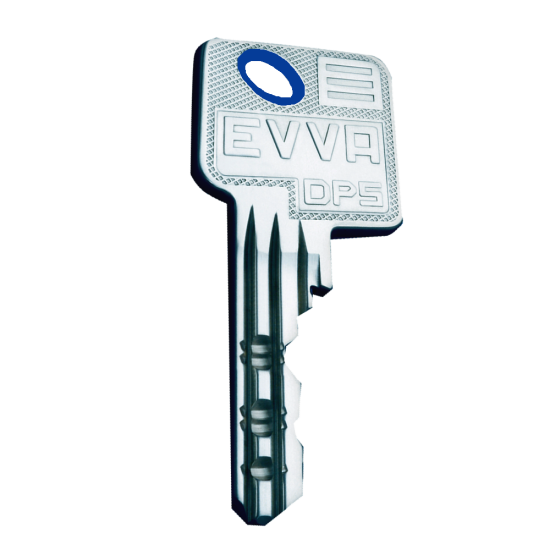 EVVA Key Tag SKR-C Blue - Click Image to Close