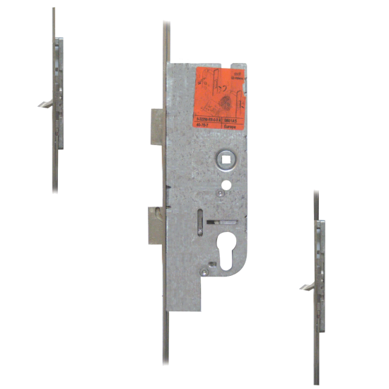 FERCO Tripact Lever Operated Latch & Deadbolt 20mm Faceplate - 2 Small Hook 50/70 - Click Image to Close