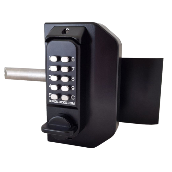 BORG LOCKS BL3080 MG Pro ECP Easicode Mini Gate Lock Knob Operated Keypad With Inside Handed Pad RH Push - Click Image to Close