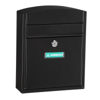 ARREGUI Compact Mailbox Black