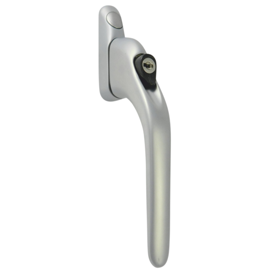 ASEC Espag Inline Handle With Spindle Silver - 40mm Spindle - Click Image to Close