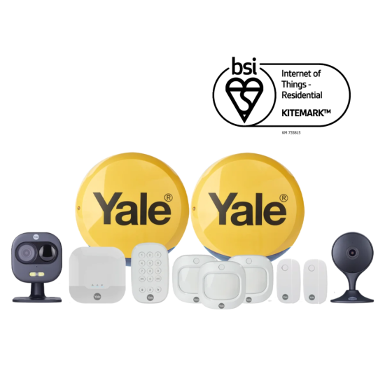 YALE Sync Home Security System 11 Piece Kit IA-345 11 Piece Kit - Click Image to Close