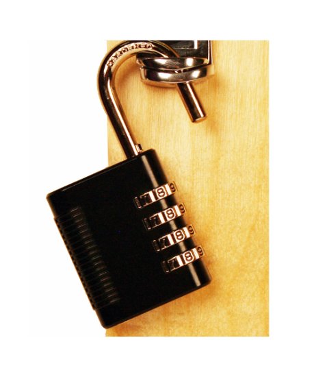 SX-575 42mm Combination Padlock with Master Key Override - Click Image to Close