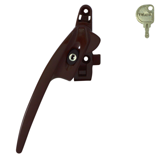 TITON Select Cockspur Handle LH - Brown - Click Image to Close