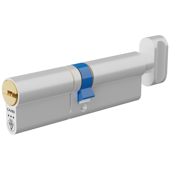 CAVEO TS007 3* Key & Turn Euro Dimple Cylinder 100mm 50(Ext)/50 (45/10/45T) KD - Click Image to Close
