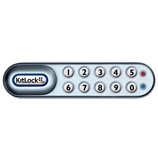 CODELOCKS KL1000 Horizontal Battery Operated Digital Cabinet Lock Right Hand - Click Image to Close
