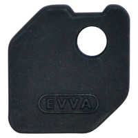 EVVA EPS Coloured Key Caps Black 0043522582
