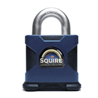 SQUIRE Stronghold Open Shackle Padlock Body Only To Take Scandinavian Oval Insert 80mm Tang