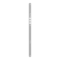 GU SECUREconnect 200 Faceplate UPVC - 16 x 2.5mm - Silver