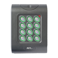 ACT ACTpro 1050e Proximity Reader & Keypad Pin & Proximity