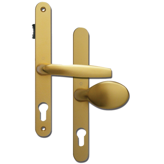 FULLEX 68 Lever/Pad UPVC Furniture - With Snib Gold - Click Image to Close