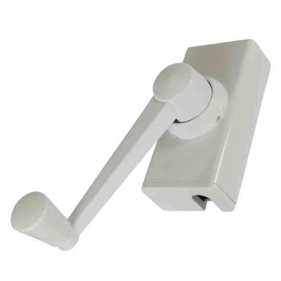 GEZE OL Line Mini Operator With Handle White - Click Image to Close