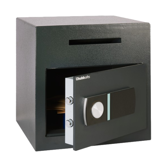 CHUBBSAFES Sigma Deposit Safe £1.5K Rated 2E - 375mm X 375mm x 350 (33Kg) - Click Image to Close