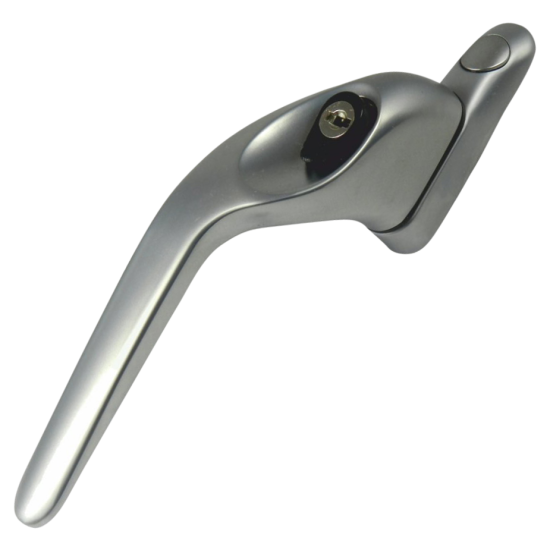 ASEC Offset Window Handle LH Silver - Click Image to Close