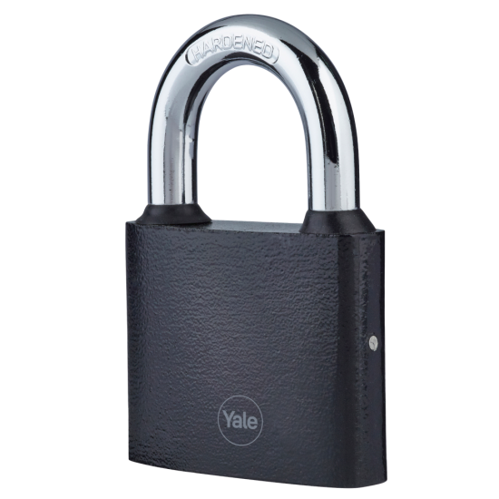 YALE Y111B Series Cast Iron Open Shackle Padlock Black 60mm Y111B/60/132/1 - Click Image to Close