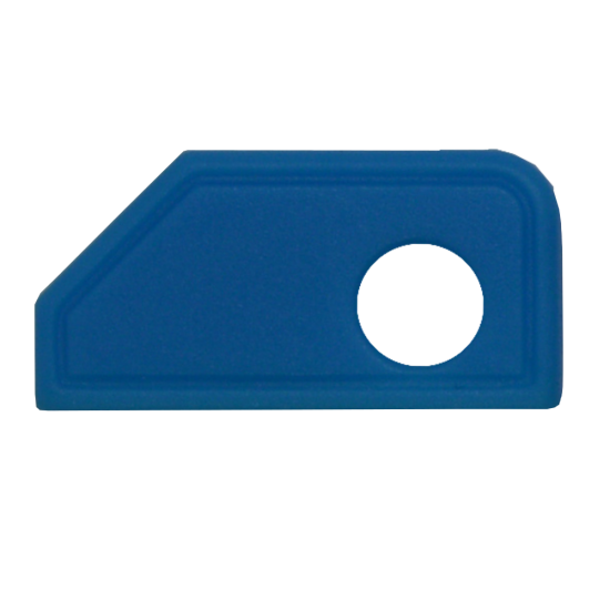 EVVA EPS Coloured Key Caps Small Blue - Click Image to Close