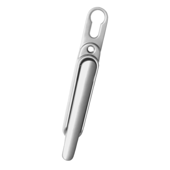 GREENTEQ Clearline Slimfold Bi-Fold Door Handle With Euro Cut Out Chrome - Click Image to Close