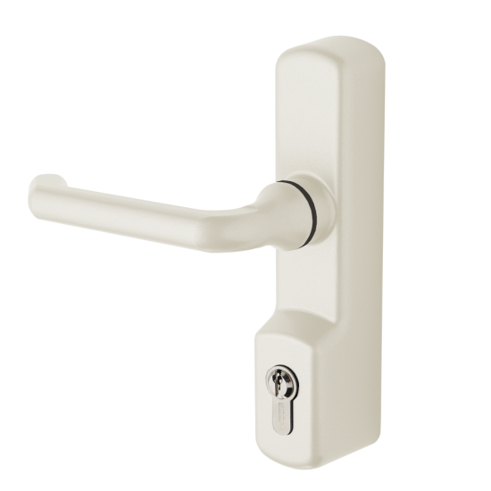 EXIDOR 525 Euro Lever Operated UPVC Door Exit Device 525 LECWH - White - Click Image to Close