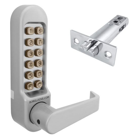 BORG LOCKS BL5401 Digital Lock With Inside Handle And 60mm Latch BL5401SS - Click Image to Close