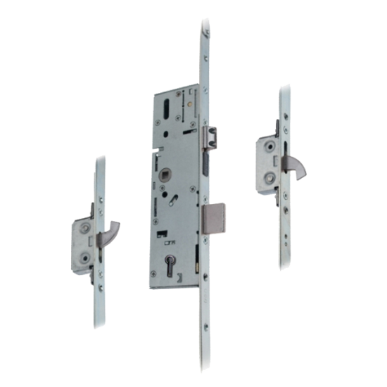 ERA 6345 / 9345 Lever Operated Latch & Dead - 2 Adjustable Hooks (Timber Door) Vectis 5 Lever - Click Image to Close