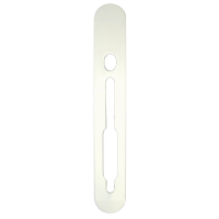 SASHSTOP Torchguard Door Handle Protector Discreet Mini 237mm x 40mm Mini Below/Below White 224401