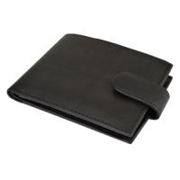 BEE-SECURE Black Leather Bifold RFID Wallet 1176