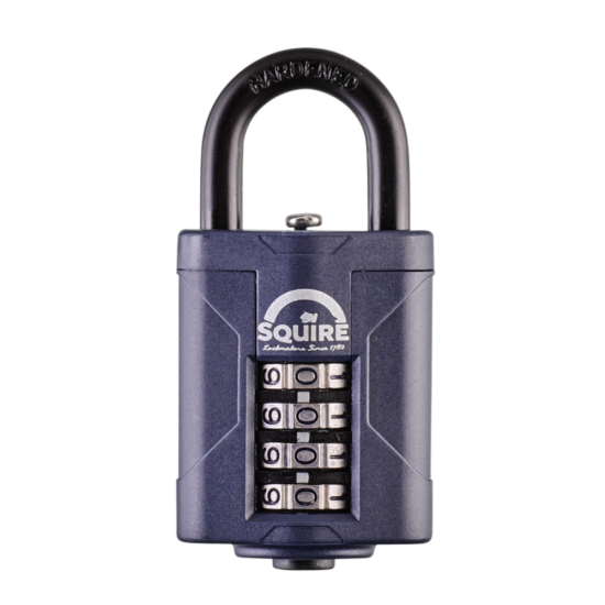 SQUIRE CP40 Series Recodable 40mm Combination Padlock Open Shackle Boxed - Click Image to Close