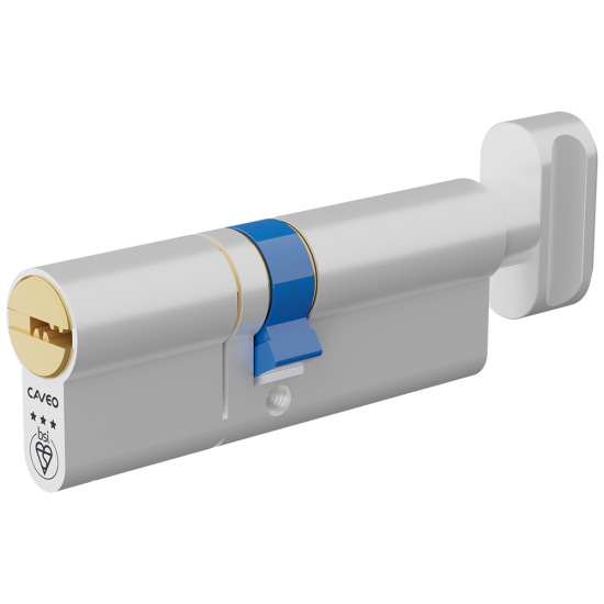CAVEO TS007 3* Key & Turn Euro Dimple Cylinder 85mm 40(Ext)/45 (35/10/40T) KD - Click Image to Close