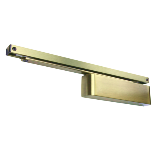 RUTLAND Fire Rated TS.11204 Slide Arm Door Closer Size EN2-4 Polished Brass - Click Image to Close