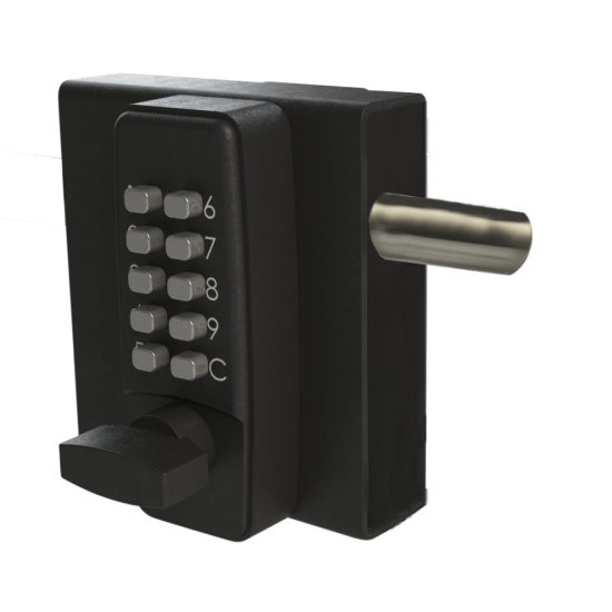 GATEMASTER DGLS Single Sided Handed Digital Gate Lock LH - DGLS01L (10mm - 30mm) - Click Image to Close
