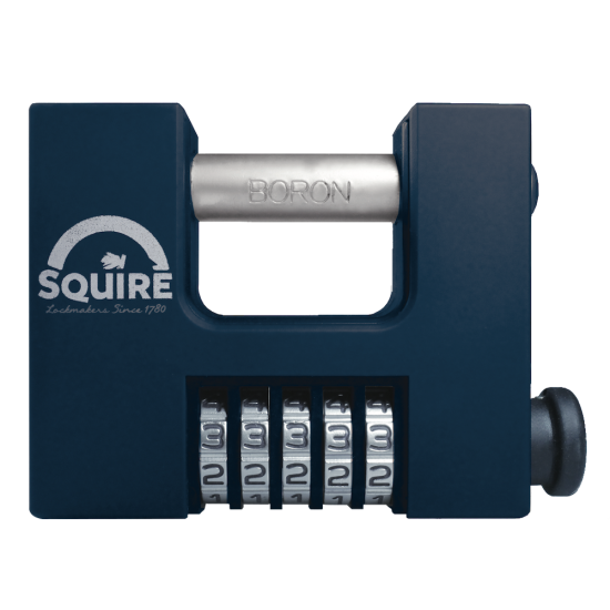 SQUIRE CBW85 85mm High Security Combination Sliding Shackle Padlock 85mm Boxed - Click Image to Close
