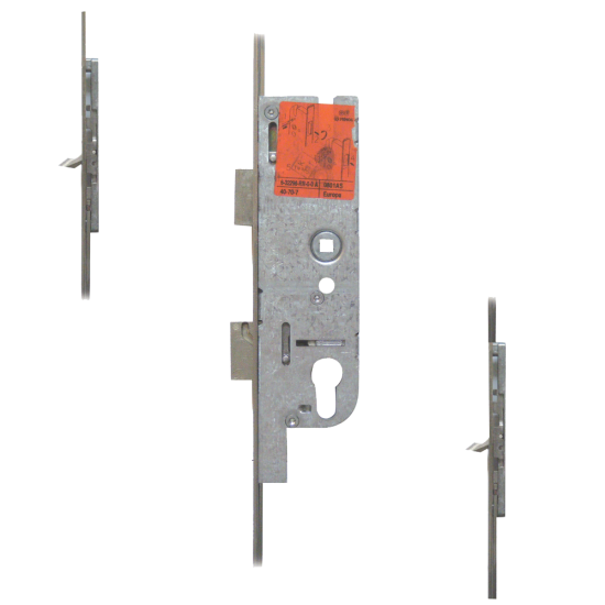 FERCO Tripact Lever Operated Latch & Deadbolt 20mm Faceplate - 2 Small Hook 40/70 - Click Image to Close