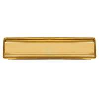 Aluminium Letter Box - 305mm Wide 300mm Gold