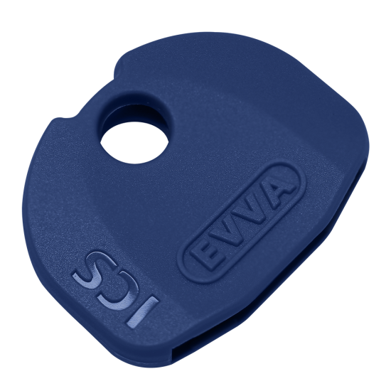 EVVA ICS Coloured Key Caps Blue 0043521918 - Click Image to Close