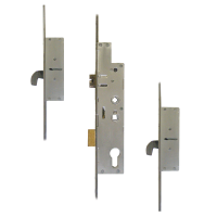 FULLEX Crimebeater 44mm Lever Operated Latch & Deadbolt Twin Spindle - 2 Hook 45/92-62 - 44mm Faceplate