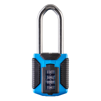 SQUIRE CP50/ATLS - All Terrain Stainless Steel Shackle Combination Padlock Long Shackle