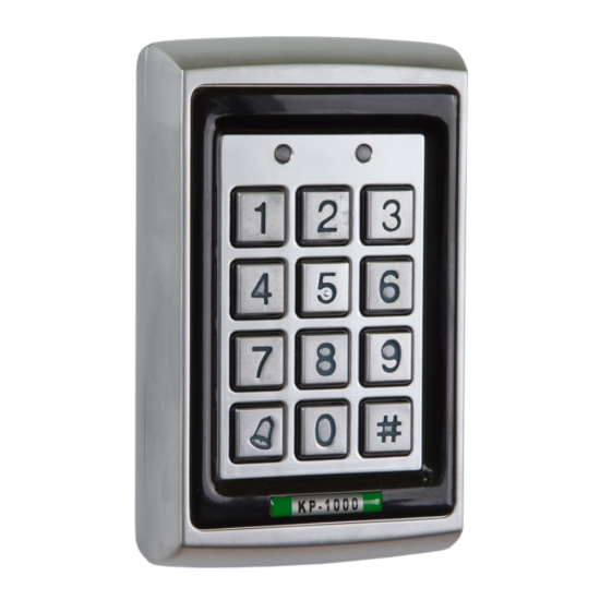 RGL KP1000 Internal Surface Keypad 12VDC Stainless Steel - Click Image to Close