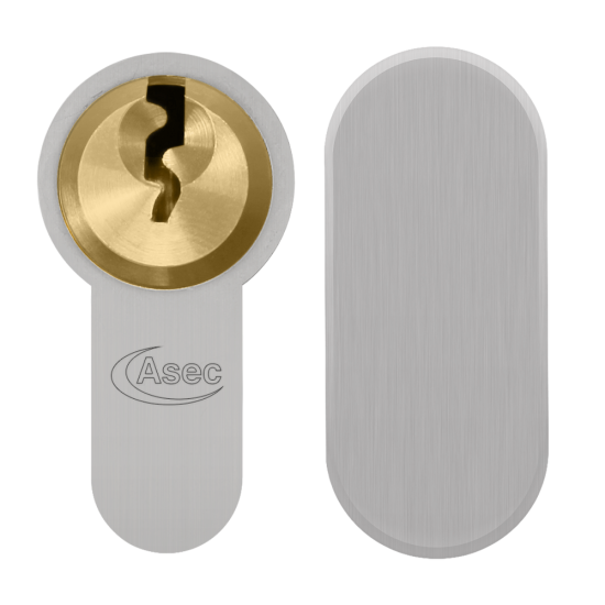 ASEC Vital 6 Pin Key & Turn Euro Dual Finish Snap Resistant Cylinder 75mm 40/35T (35/10/30T) - Click Image to Close
