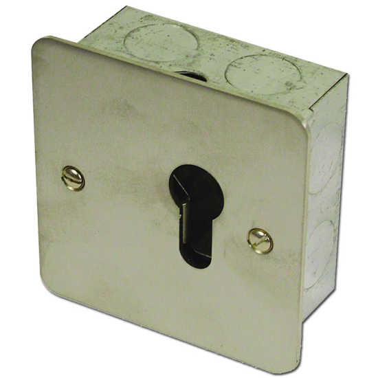ASEC 1 Gang On/Off Euro Key Switch Maintained - Click Image to Close